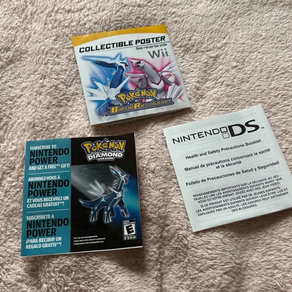 Nintendo DS Pokémon Diamond Version with Poster - NO MANUAL - Picture 5 of 8